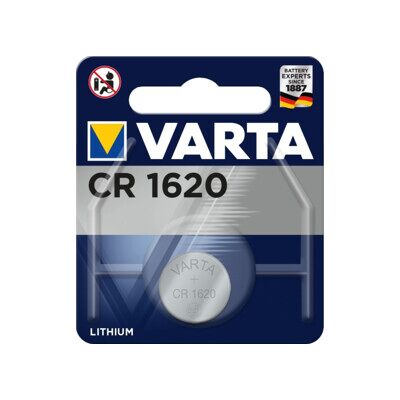Pile bouton 3 V 70 mAh CR1620 16,0 x 2,0 mm VARTA (06620 101 401) - Publicité Pile bouton 3 V 70 mAh CR1620 16,0 x 2,0 mm VARTA (06620 101 401) - Publicité