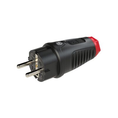 Prise de courant avec terre IP54 caoutchouc plein + prise de terre 16A / 250V AC / 3p (2P+E) ; PCE (9003399465246) - Publicité Prise de courant avec terre IP54 caoutchouc plein + prise de terre 16A / 250V AC / 3p (2P+E) ; PCE (9003399465246) - Publicité
