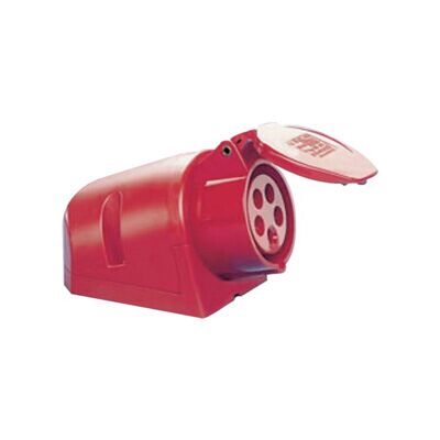 CEE Prise murale 32 A 400 V, 6 h, avec couvercle rabattable IP44 ; Industrial Quality Supplies (601.256) - Publicité CEE Prise murale 32 A 400 V, 6 h, avec couvercle rabattable IP44 ; Industrial Quality Supplies (601.256) - Publicité