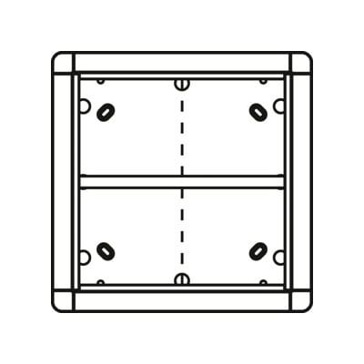 Ritto Cadre AP Portier blanc 4 fois, carré 230x230 mm 1883570 (1883570) - Publicité Ritto Cadre AP Portier blanc 4 fois, carré 230x230 mm 1883570 (1883570) - Publicité