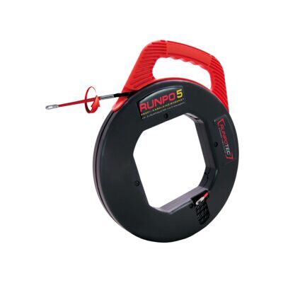 RUNPOTEC Tire-câbles RUNPO 5 torsadé, dans un boîtier en plastique, Longueur ruban: 20 m (10013) - Publicité RUNPOTEC Tire-câbles RUNPO 5 torsadé, dans un boîtier en plastique, Longueur ruban: 20 m (10013) - Publicité