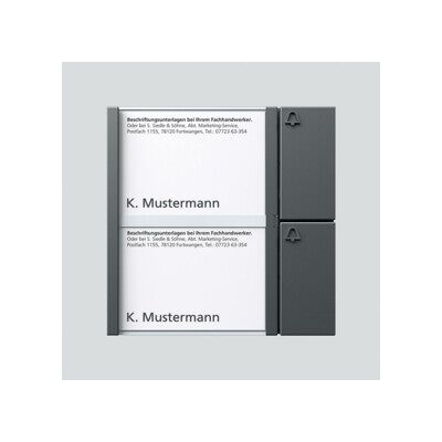 Siedle 200038789-00 Module boutons gris - Publicité Siedle 200038789-00 Module boutons gris - Publicité