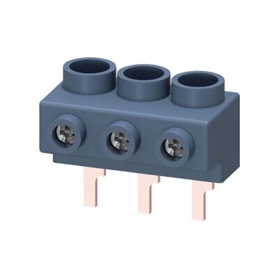 Bornier d'alimentation Siemens Modèle 3RV19155A - Connexion supérieure à broches pour tailles S0, S00 - Publicité Bornier d'alimentation Siemens Modèle 3RV19155A - Connexion supérieure à broches pour tailles S0, S00 - Publicité