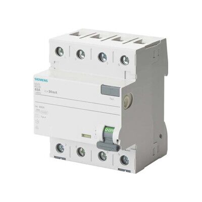 Siemens 5SV - Interrupteur différentiel Classe A 4 pôles 63A 500mA - Disjoncteur différentiel - Publicité Siemens 5SV - Interrupteur différentiel Classe A 4 pôles 63A 500mA - Disjoncteur différentiel - Publicité