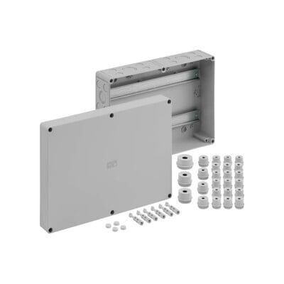 Boîte de distribution Spelsberg - IP66, 254x360x111mm, Gris - Publicité Boîte de distribution Spelsberg - IP66, 254x360x111mm, Gris - Publicité