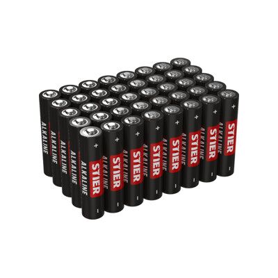 STIER Boîte de 40 piles alcalines Micro AAA LR03 1,5V 40x (905161) - Publicité STIER Boîte de 40 piles alcalines Micro AAA LR03 1,5V 40x (905161) - Publicité