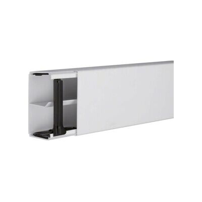 Tehalit LF 60111 lgr - Canal de câbles PVC 2m avec cloison - Publicité Tehalit LF 60111 lgr - Canal de câbles PVC 2m avec cloison - Publicité