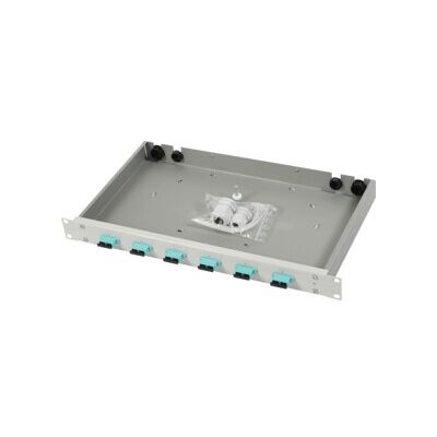 Telegärtner Boîte de raccordement avec coupleurs 12xLCD céramique bleu 1U TNSB-Be-12LCD-SM (100021770) - Publicité Telegärtner Boîte de raccordement avec coupleurs 12xLCD céramique bleu 1U TNSB-Be-12LCD-SM (100021770) - Publicité