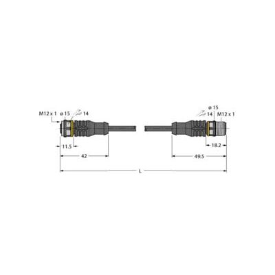 turck Câble actionneur et capteur PUR RKC4.4T1RSC4.4T/TXL noir 1 m (6625607) - Publicité turck Câble actionneur et capteur PUR RKC4.4T1RSC4.4T/TXL noir 1 m (6625607) - Publicité