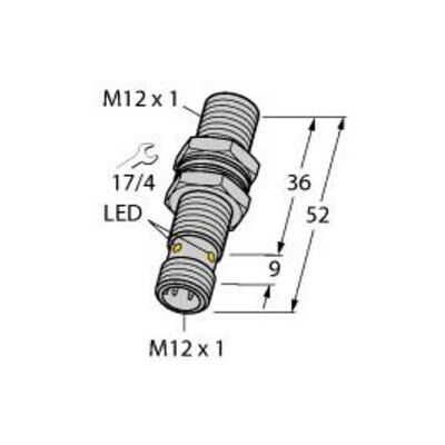 Turk TURCK BI4U-MT12-AP6X-H1141 Capteur inductif - IP68 - Publicité Turk TURCK BI4U-MT12-AP6X-H1141 Capteur inductif - IP68 - Publicité