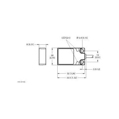 turck Capteur inductif BI8U-Q08-AP6X2 8 mm métal IP68 (1662006) - Publicité turck Capteur inductif BI8U-Q08-AP6X2 8 mm métal IP68 (1662006) - Publicité