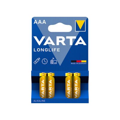 VARTA Batterie LONGLIFE AAA blister de 4 (4103101414) - Publicité VARTA Batterie LONGLIFE AAA blister de 4 (4103101414) - Publicité