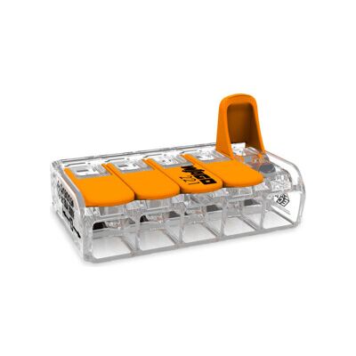 WAGO Compact-Connecteur 5 conducteurs jusqu’à 6 mm² 221-615 (7206291) - Publicité WAGO Compact-Connecteur 5 conducteurs jusqu’à 6 mm² 221-615 (7206291) - Publicité