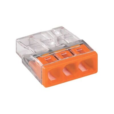 Heidemann Connecteurs VDE Orange 3x0,5-2,5mm² - 6 pcs - Publicité Heidemann Connecteurs VDE Orange 3x0,5-2,5mm² - 6 pcs - Publicité