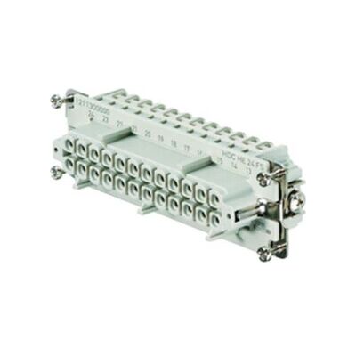Connecteur industriel Weidmüller HDC24FS 24 broches - Publicité Connecteur industriel Weidmüller HDC24FS 24 broches - Publicité