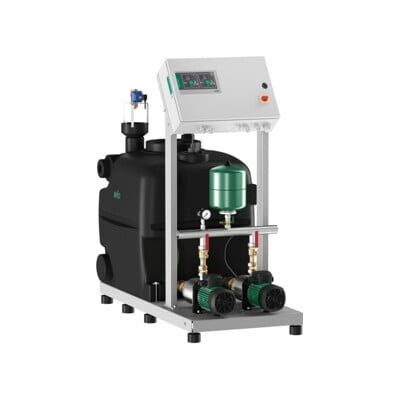 Wilo Système d'utilisation d'eau de pluie RainSystem AF400- 2Medana L605/EC2+1, 1,5 kW, 400 V, 50 Hz (4254802) - Publicité Wilo Système d'utilisation d'eau de pluie RainSystem AF400- 2Medana L605/EC2+1, 1,5 kW, 400 V, 50 Hz (4254802) - Publicité