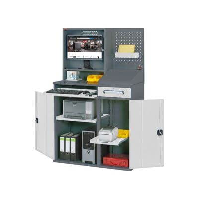 Armoire informatique STIER Premium, fixe, lxPxH 1 100x520x1 770 mm (906159) - Publicité Armoire informatique STIER Premium, fixe, lxPxH 1 100x520x1 770 mm (906159) - Publicité