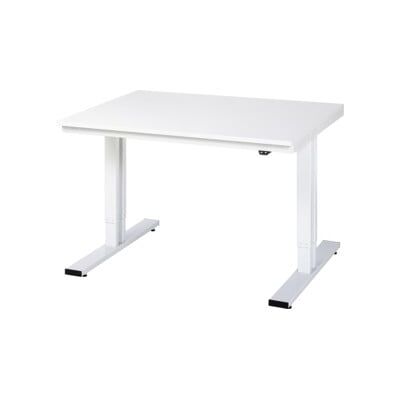 RAU Table de travail - Réglage électrique en hauteur - 1250x1000mm - Publicité RAU Table de travail - Réglage électrique en hauteur - 1250x1000mm - Publicité
