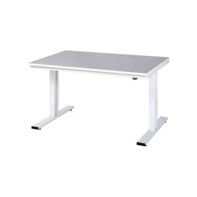 RAU Table de travail - Réglable en hauteur, 1500x1000mm - Publicité RAU Table de travail - Réglable en hauteur, 1500x1000mm - Publicité