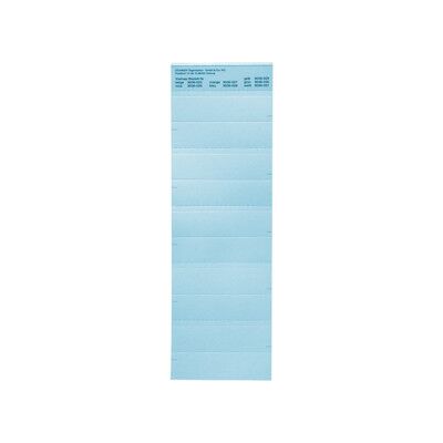 Etiquettes d'identification Eichner bleu 6,8 x 24,5 cm (9036-00028) - Publicité Etiquettes d'identification Eichner bleu 6,8 x 24,5 cm (9036-00028) - Publicité