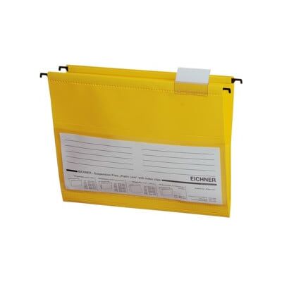 Pochette à suspendre en PVC Platin Line Eichner, côté jaune (9039-10024) - Publicité Pochette à suspendre en PVC Platin Line Eichner, côté jaune (9039-10024) - Publicité