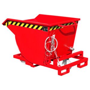 Conteneur à ferraille Eurokraft pro - 0,3m³, Rouge RAL 3000 - Publicité Conteneur à ferraille Eurokraft pro - 0,3m³, Rouge RAL 3000 - Publicité