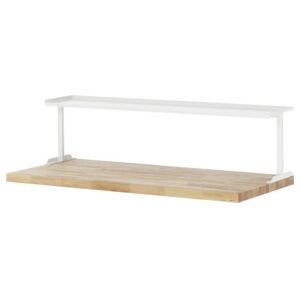 Plateau en hêtre Rau avec tablette en tôle d'acier, l x p x h 2000 x 300 x 375 mm (09-AL2000.12) - Publicité Plateau en hêtre Rau avec tablette en tôle d'acier, l x p x h 2000 x 300 x 375 mm (09-AL2000.12) - Publicité