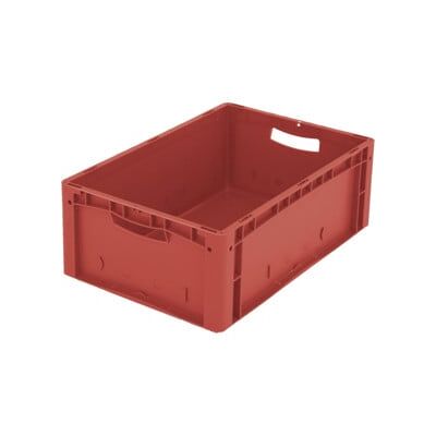 Bacs gerbables norme Europe Bito série XL XL64221 l 600 x l 400 x H 220 rouge (14510) - Publicité Bacs gerbables norme Europe Bito série XL XL64221 l 600 x l 400 x H 220 rouge (14510) - Publicité