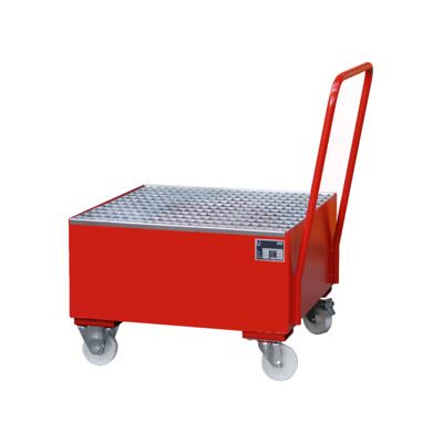EUROKRAFT - Pro - 200 L - Rouge - Bac de collecte pour fût - Publicité EUROKRAFT - Pro - 200 L - Rouge - Bac de collecte pour fût - Publicité