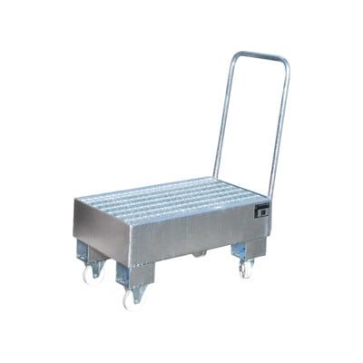 Eurokraft Pro Récipient mobile en acier pour liquides - 2x60L - Vane de captare - Publicité Eurokraft Pro Récipient mobile en acier pour liquides - 2x60L - Vane de captare - Publicité