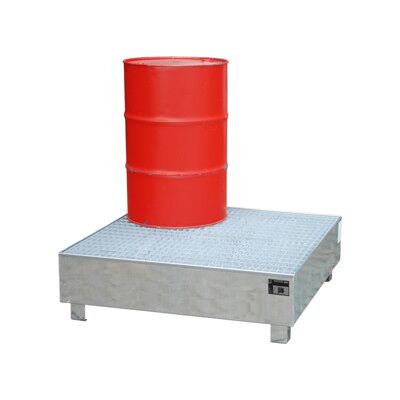 Eurokraft Pro Bassin de Drainage en Acier - 1200x1200x415mm - 401L - Publicité Eurokraft Pro Bassin de Drainage en Acier - 1200x1200x415mm - 401L - Publicité