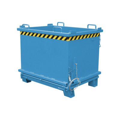 Eurokraft pro Conteneur de Stockage - 1 m³, Bleu lumineux, Fond avec clapet - Conteneur - Publicité Eurokraft pro Conteneur de Stockage - 1 m³, Bleu lumineux, Fond avec clapet - Conteneur - Publicité