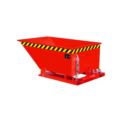 Bauer SKN 400 Benne à copeaux - Hauteur faible, rouge feu - Publicité Bauer SKN 400 Benne à copeaux - Hauteur faible, rouge feu - Publicité