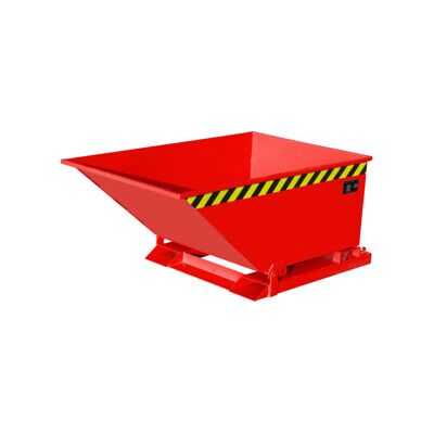 EUROKRAFT - Billenőtartály - 0.4 m³ - Rouge RAL 3000 - tilt-bin - Publicité EUROKRAFT - Billenőtartály - 0.4 m³ - Rouge RAL 3000 - tilt-bin - Publicité
