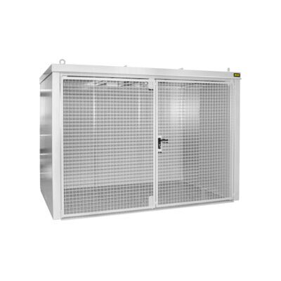 Conteneur à bouteilles de gaz Eurokraft Pro - Résistant au feu - 60 pcs - 230 mm Ø - Blanc - Publicité Conteneur à bouteilles de gaz Eurokraft Pro - Résistant au feu - 60 pcs - 230 mm Ø - Blanc - Publicité