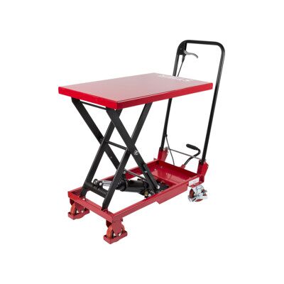 Chariot à ciseaux à plate-forme élévatrice STIER, charge max. 150 kg, plateforme 700 x 450 mm, avec poiignée repliable, table élévatrice mobile (903073) - Publicité Chariot à ciseaux à plate-forme élévatrice STIER, charge max. 150 kg, plateforme 700 x 450 mm, avec poiignée repliable, table élévatrice mobile (903073) - Publicité
