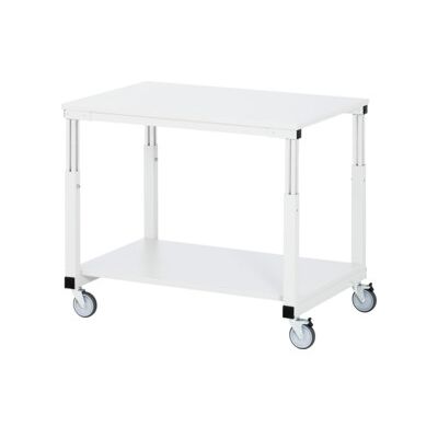 Chariot à plateaux mélaminés Rau LxPxH 1000x700x650-1100mm (E-TW-1000-700M.12) - Publicité Chariot à plateaux mélaminés Rau LxPxH 1000x700x650-1100mm (E-TW-1000-700M.12) - Publicité