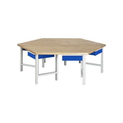 Etabli Rau Group Modèle 4001, KL 1350mm x L 2700 x P 2340 x H 790-1140mm (03-401-135B4H.11) - Publicité Etabli Rau Group Modèle 4001, KL 1350mm x L 2700 x P 2340 x H 790-1140mm (03-401-135B4H.11) - Publicité