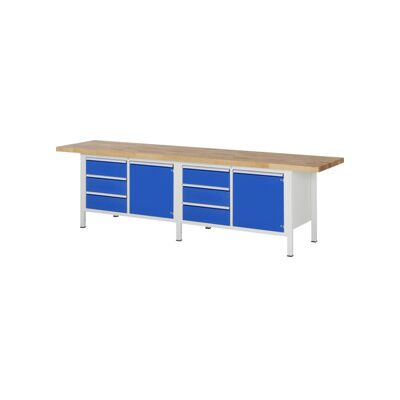 Etabli Rau modèle 8468, L 3000 x P 900 x H 840mm (03-8468A2-309B4S.11) - Publicité Etabli Rau modèle 8468, L 3000 x P 900 x H 840mm (03-8468A2-309B4S.11) - Publicité