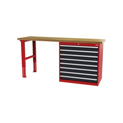 établi STIER 2 000x600x860 mm, avec 1 caisson d'armoire de 900 mm de large, RAL 3020 / RAL 7016 (905007) - Publicité établi STIER 2 000x600x860 mm, avec 1 caisson d'armoire de 900 mm de large, RAL 3020 / RAL 7016 (905007) - Publicité