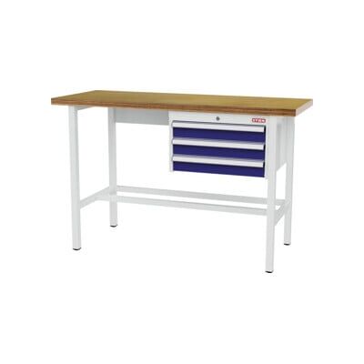 établi STIER avec 3 tiroirs de 100 mm, lxPxH 1 500x600x960 mm, RAL 3020 / RAL 7016 (906362) - Publicité établi STIER avec 3 tiroirs de 100 mm, lxPxH 1 500x600x960 mm, RAL 3020 / RAL 7016 (906362) - Publicité