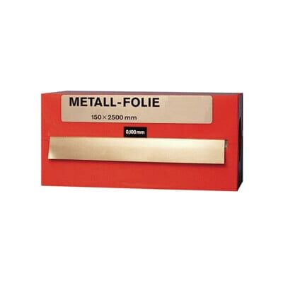Metallfolie D.0,200mm MS MS63 L.2500mm I.150mm ; Industrial Quality Supplies (858830) - Publicité Metallfolie D.0,200mm MS MS63 L.2500mm I.150mm ; Industrial Quality Supplies (858830) - Publicité