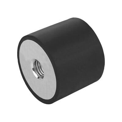 KIPP Tampon en caoutchouc type C filetage intérieur M12 Ø75 H40 acier caoutchouc naturel élastique (K0569.07504055) - Publicité KIPP Tampon en caoutchouc type C filetage intérieur M12 Ø75 H40 acier caoutchouc naturel élastique (K0569.07504055) - Publicité
