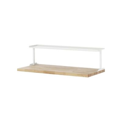 Plateau en hêtre Rau avec tablette en tôle d'acier, l x p x h 2000 x 300 x 375 mm (09-AL2000.12) - Publicité Plateau en hêtre Rau avec tablette en tôle d'acier, l x p x h 2000 x 300 x 375 mm (09-AL2000.12) - Publicité