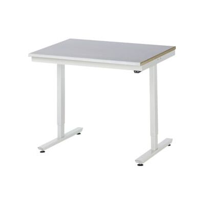 RAU Table de travail électrique ajustable - Plateau en acier - 720-1120mm - 1000x800mm - Ergonomique & Prête - Publicité RAU Table de travail électrique ajustable - Plateau en acier - 720-1120mm - 1000x800mm - Ergonomique & Prête - Publicité