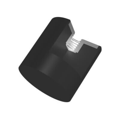 Tampon caoutchouc-métal cylindrique Type E D70×H45 mm M10 NR57 ; elko - Publicité Tampon caoutchouc-métal cylindrique Type E D70×H45 mm M10 NR57 ; elko - Publicité