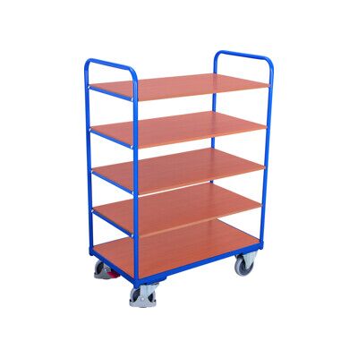 VARIOfit Chariot à étages haut 1 200 × 800 mm 5 plateaux (sw-800.246) - Publicité VARIOfit Chariot à étages haut 1 200 × 800 mm 5 plateaux (sw-800.246) - Publicité