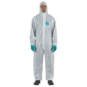 ANSELL Combinaison de protection type 5/6 AlphaTec 1500 PLUS, blanc, Taille unisexe: XL ; Ansell Health Care (1500 PLUS) - Publicité ANSELL Combinaison de protection type 5/6 AlphaTec 1500 PLUS, blanc, Taille unisexe: XL ; Ansell Health Care (1500 PLUS) - Publicité
