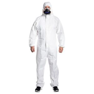 HOLEX Combinaison de protection type 5/6, blanc, Taille unisexe: L (098393 L) - Publicité HOLEX Combinaison de protection type 5/6, blanc, Taille unisexe: L (098393 L) - Publicité