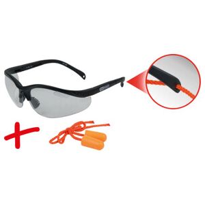 Lunette de protection - Transparante avec bouchons d'oreille ; KS Tools (310.0176) - Publicité Lunette de protection - Transparante avec bouchons d'oreille ; KS Tools (310.0176) - Publicité